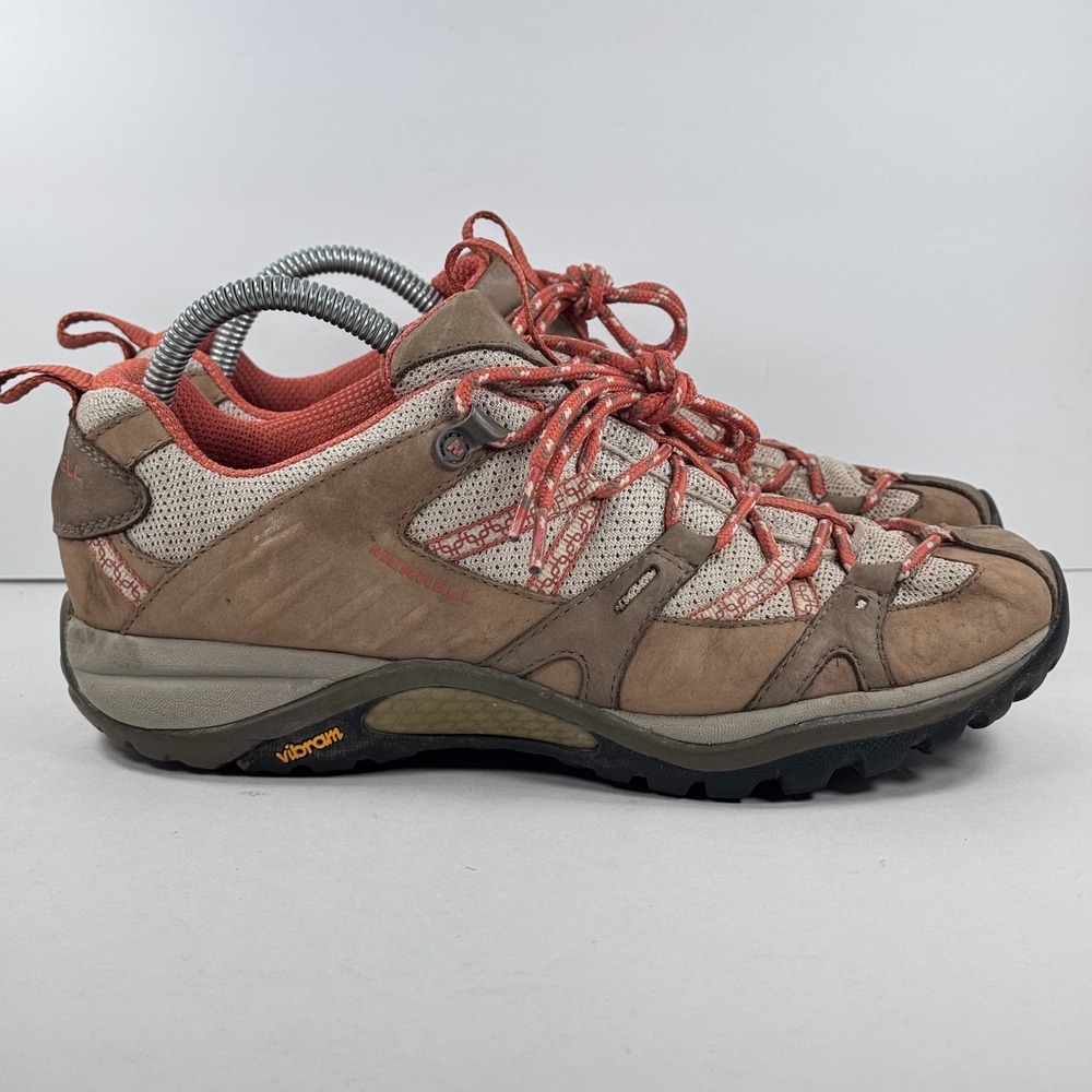 Merrell Siren Sport Brindle Coral Hiking Shoes Womens 9.5 J16156 Vibram Sole